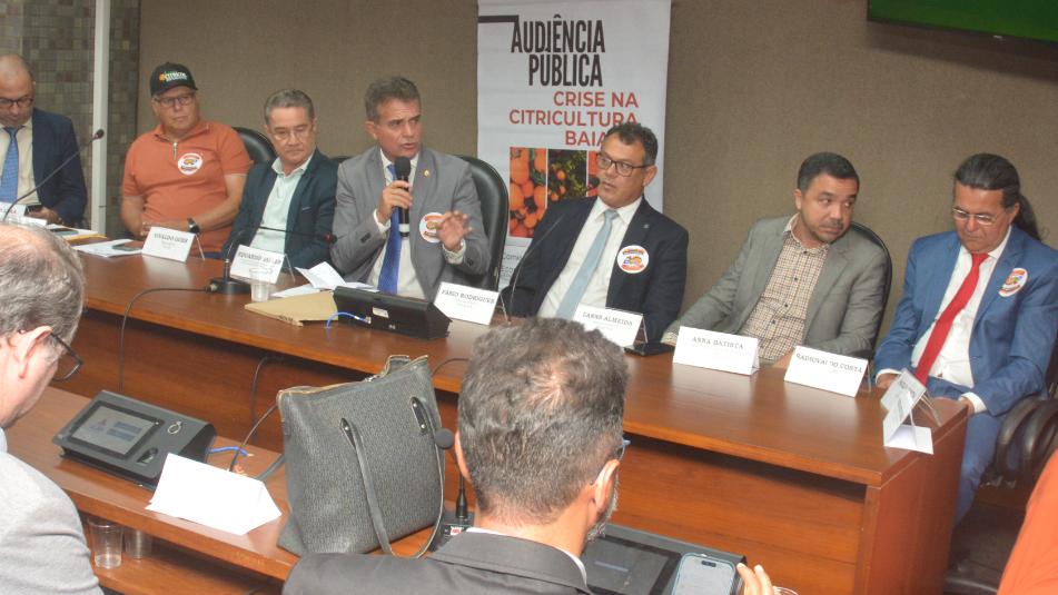 Audiência na ALBA debate crise da citricultura e aponta medidas emergenciais