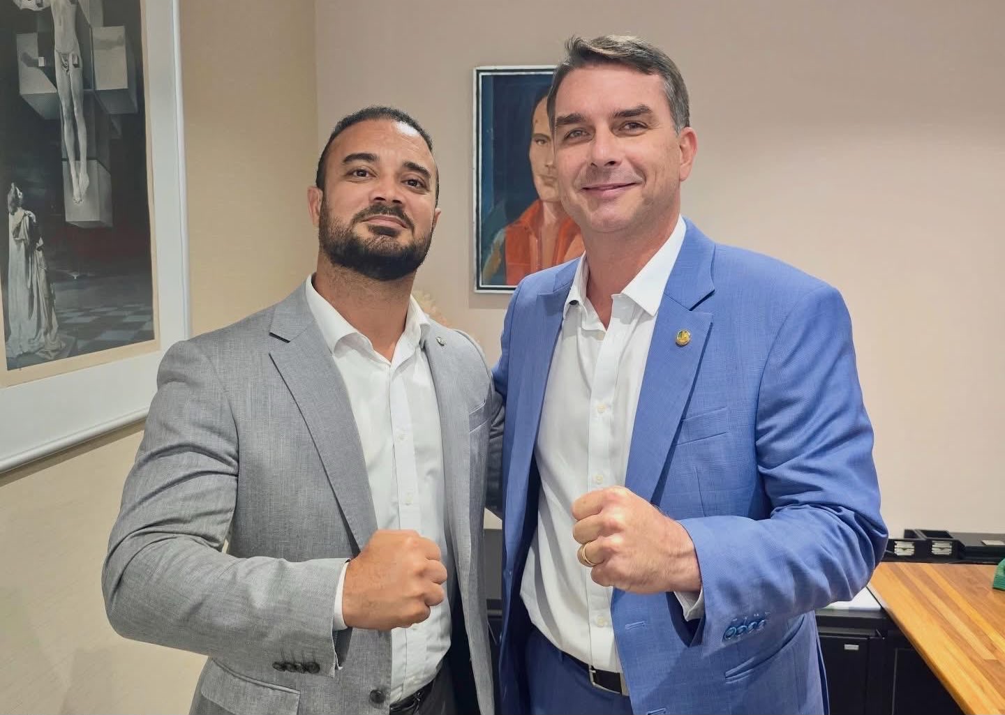 Capitão Alden diz que plano de Flávio Bolsonaro para segurança é resposta ao PCC e CV