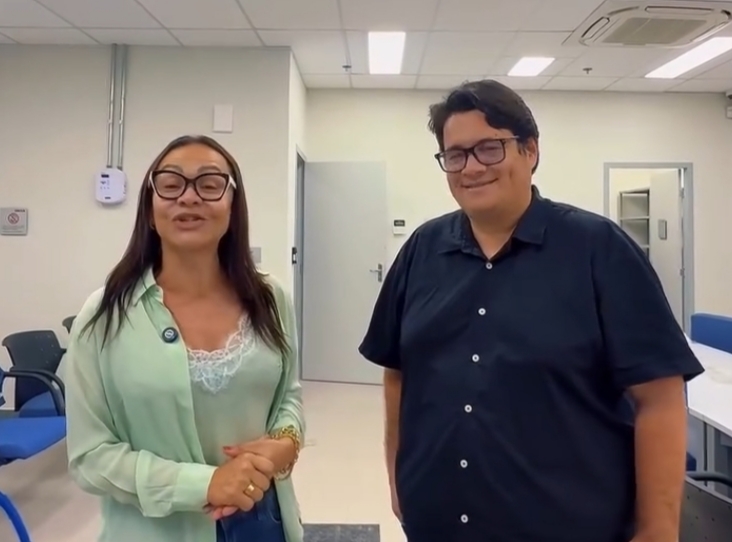 Ivoneide Caetano e Tagner Cerqueira anunciam nova agência da Caixa em Abrantes