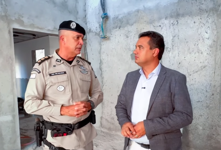 "Juazeiro avança com mais segurança", destaca prefeito Andrei Gonçalves ao anunciar nova sede de Companhia Militar