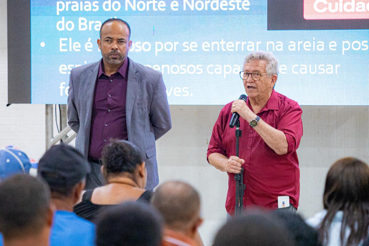 “Quero melhorar a vida do pescador e da marisqueira”, afirma prefeito Caetano