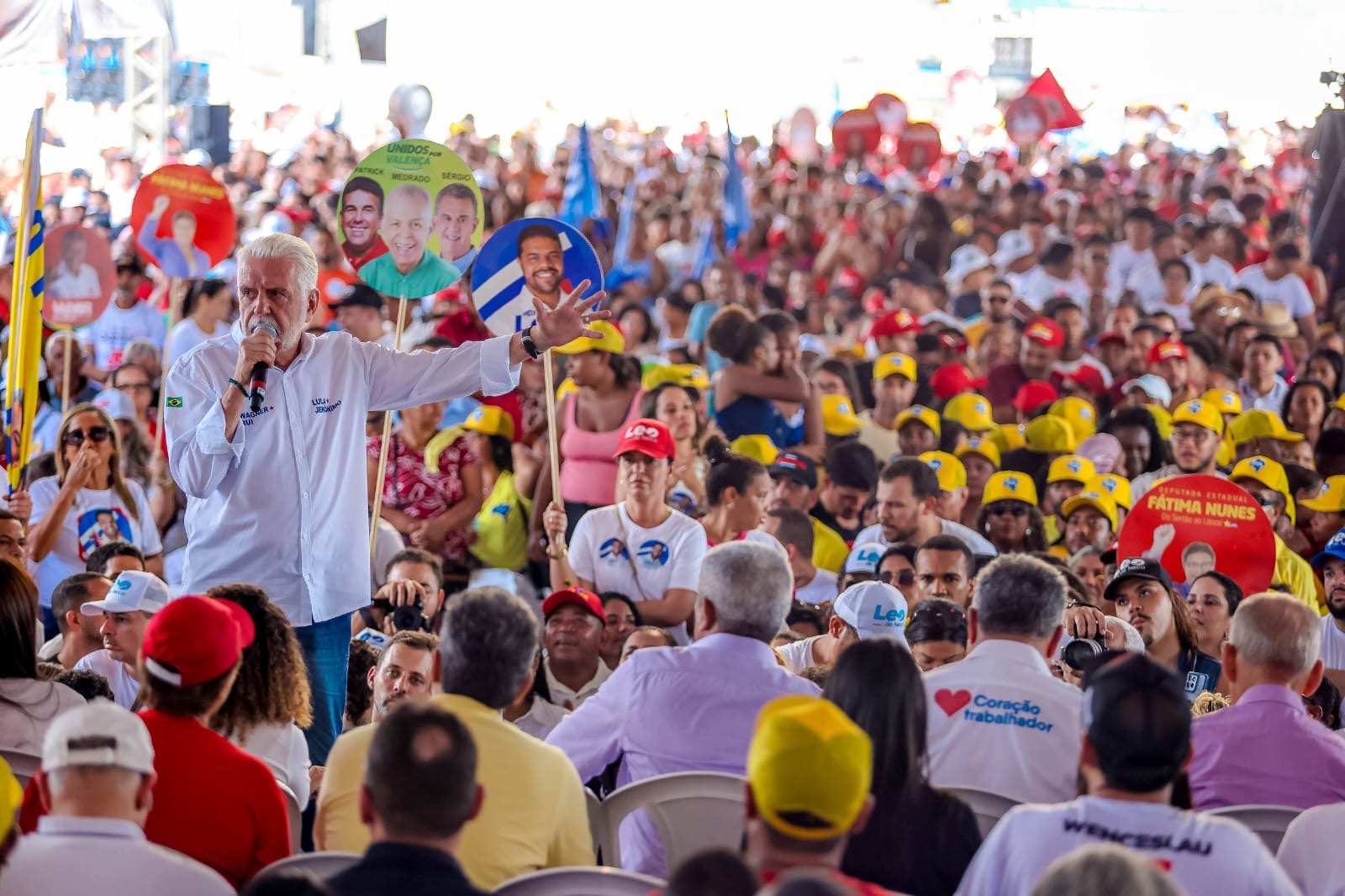 Revolução positiva”: Wagner celebra transformação petista na Bahia e diz que estado se libertou do medo