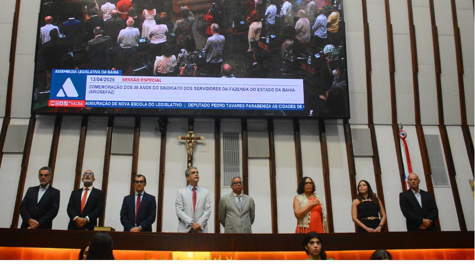 Sessão especial na ALBA marca três décadas de atuação do Sindsefaz